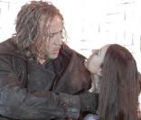 Monica Bellucci sur le tournage de son film avec Nicolas Cage