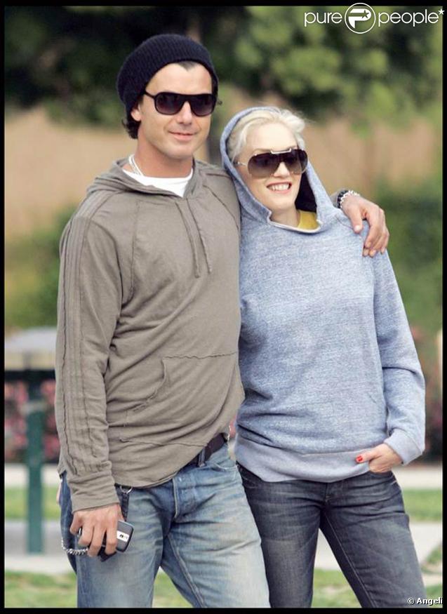 Gwen Stefani et son mari, l'acteur Gavin Rossdale. 