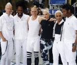 Gwen Stefani avec son groupe, les No Doubt. 