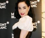Dita Von Teese lors du festival de Salzbourg, en juillet 2009