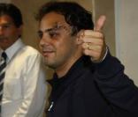Felipe Massa, lors de son arrivée à l'Hôpital Albert Einstein, à Sao Paulo, le 3 août 2009 !