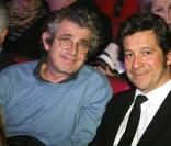 Michel Boujenah et Laurent Gerra venus applaudir Sylvie Vartan au Palais des Congrès le 5/02/08