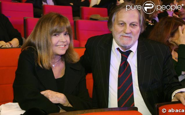 Chantal Goya est, pour une fois spectatrice, au Plais des Congrès. Ici avec son mari Jean-Jacques Debout