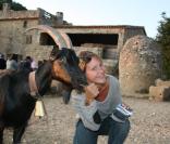 Emma d'Uzzo et sa biquette en vacances !