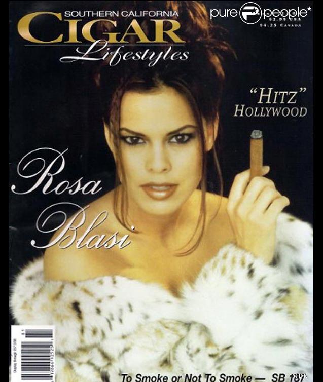 La belle Rosa Blasi en couverture de Cigar Lifestyles ! 