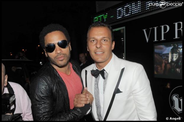 Lenny Kravitz, avec Jean-Roch, fête les 20 ans du VIP Room de Saint-Tropez