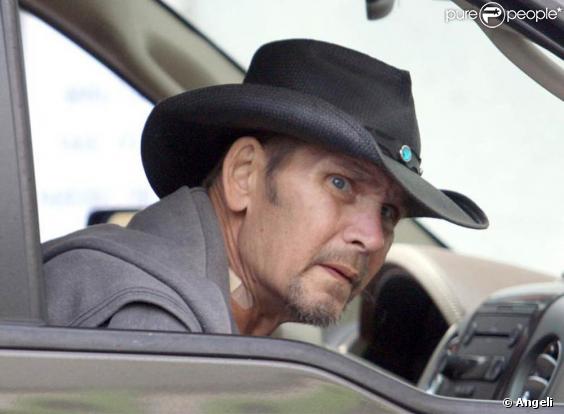 Patrick Swayze à Los Angeles (fin juillet 2009)