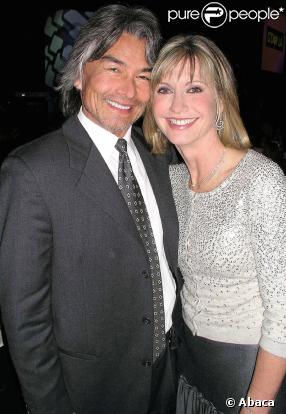 Olivia Newton-John et Patrick McDermott, son ancien compagnon porté disparu en mer en 2005 