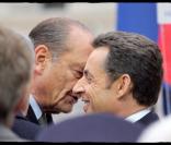 Nicolas Sarkozy et Jacques Chirac