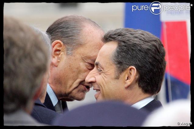 Nicolas Sarkozy et Jacques Chirac