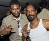 Snoop Dogg et Usher au VIP Room de Saint-Tropez, le 21 août 2009