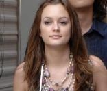 Leighton Meester sur le tournage de Gossip Girl