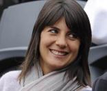Estelle Denis et son compagnon Raymond Domenech 