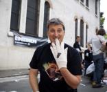 François Pécheux, Daphné Desjeux et Karima Charni à la Fondation Maison des Champs le 26 août 2009