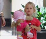 Jennifer Garner et sa fille Violet au centre commercial de L.A. (27 août 2009)