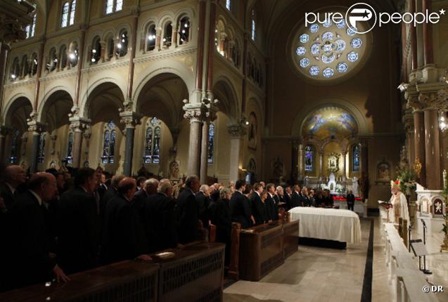 Messe de funérailles de Ted Kennedy en la basilique Notre Dame du Perpétuel Secours de Boston, le 29/08/09