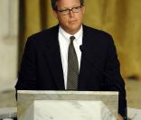 L'un des fils de Ted Kennedy a prononcé un discours pendant la messe de funérailles de son père en la basilique Notre Dame du Perpétuel Secours de Boston, le 29/08/09