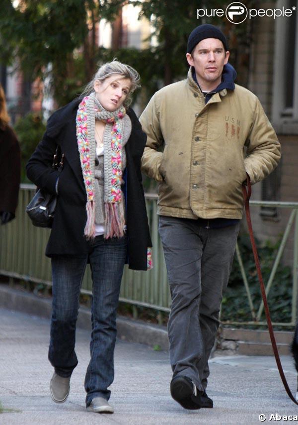 Ethan Hawke et sa compagne Ryan Shawhughes