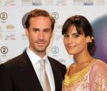 Joseph Fiennes et sa femme Maria Dolores au festival d'Abu Dhabi en octobre 2008 