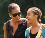 La famille Obama de retour du Camp David, le 6 septembre 2009