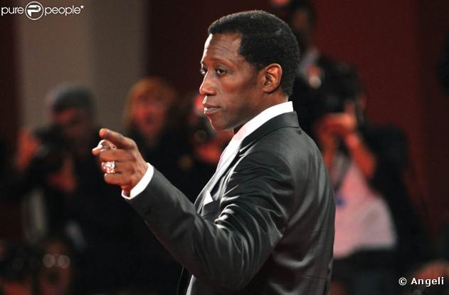 Wesley Snipes, à l'occasion de l'avant-première de  L'élite de Brooklyn , lors de la 66e Mostra de Venise, le 8 septembre 2009 !