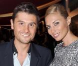 Ariane Brodier et Christophe Beaugrand, actuellement à l'antenne de Virgin17 dans  Pop Job , hier soir au Fouquet's.