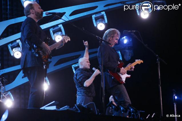 Phil Collins avec Genesis en concert en juillet 2007 