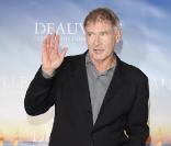 Harrison Ford invité d'honneur du Festival du film américain à Deauville avec sa compagne la comédienne Calista Flockhart. Il a donné une conférence de presse hier le 11 septembre 2009   