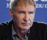 Harrison Ford invité d'honneur du Festival du film américain à Deauville avec sa compagne la comédienne Calista Flockhart. Il a donné une conférence de presse hier le 11 septembre 2009   