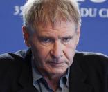 Harrison Ford invité d'honneur du Festival du film américain à Deauville avec sa compagne la comédienne Calista Flockhart. Il a donné une conférence de presse hier le 11 septembre 2009   