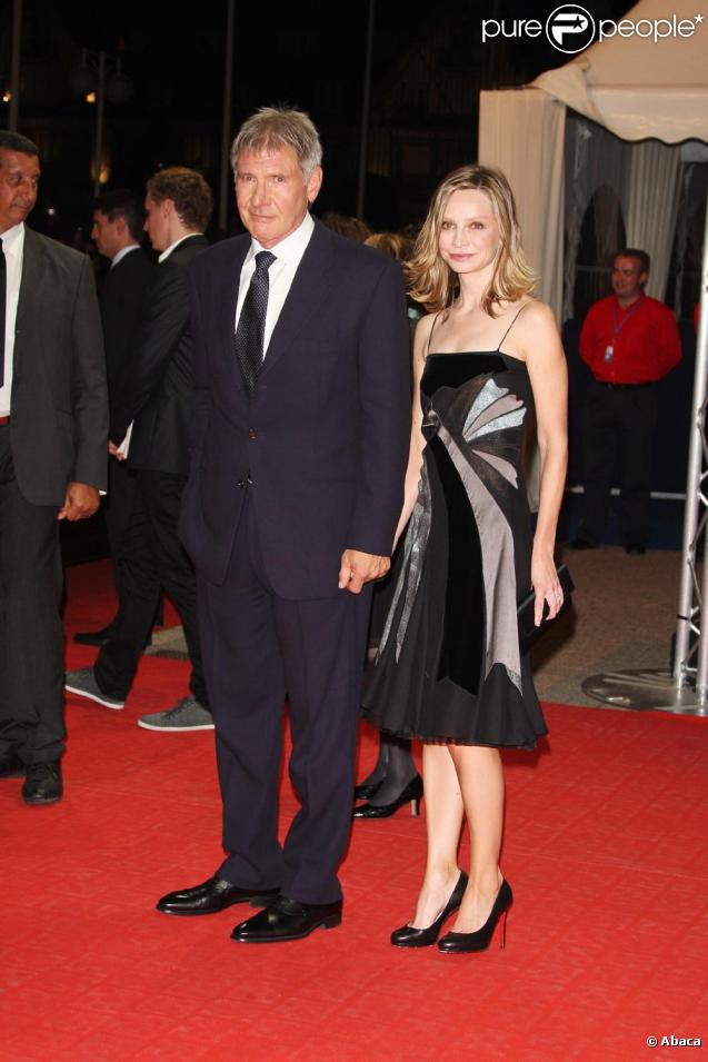 Harrison Ford et Calista Flockhart en amoureux sur le tapis rouge de Deauville, l'émotion d'Harrison...
