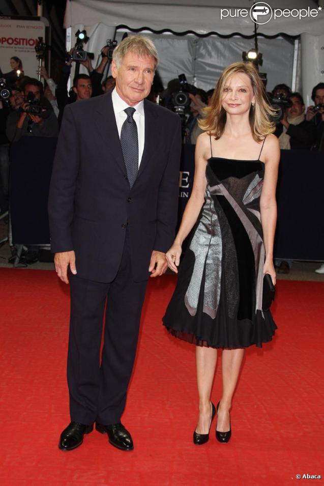 Harrison Ford et Calista Flockhart en amoureux sur le tapis rouge de Deauville, l'émotion d'Harrison...