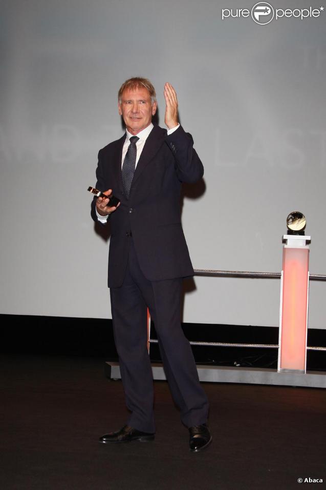 Harrison Ford et Calista Flockhart en amoureux sur le tapis rouge de Deauville, l'émotion d'Harrison...