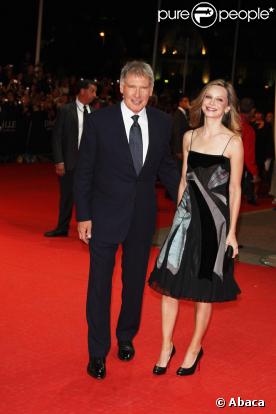 Harrison Ford et Calista Flockhart en amoureux sur le tapis rouge de Deauville, l'émotion d'Harrison...
