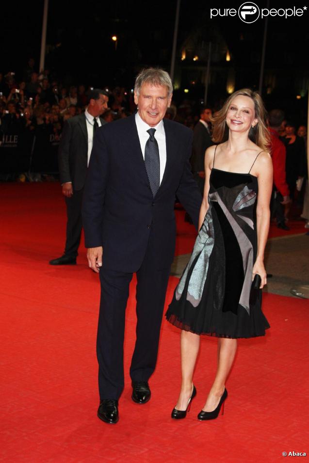 Harrison Ford et Calista Flockhart en amoureux sur le tapis rouge de Deauville, l'émotion d'Harrison...