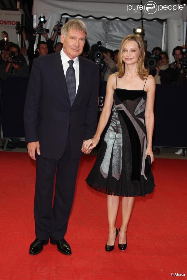Harrison Ford et Calista Flockhart en amoureux sur le tapis rouge de Deauville, l'émotion d'Harrison...