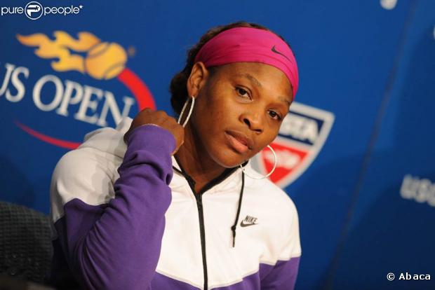 Serena Williams lors de sa demi-finale à l'US Open 2009