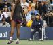 Serena Williams lors de sa demi-finale à l'US Open 2009