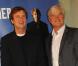 Philippe Godeau et Hervé Chabalier lors de la première à Paris le 15 septembre 2009 du film Le Dernier pour la route