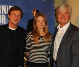 Michel Vuillermoz, Mélanie Thierry et Hervé Chabalier lors de la première à Paris le 15 septembre 2009 du film Le Dernier pour la route