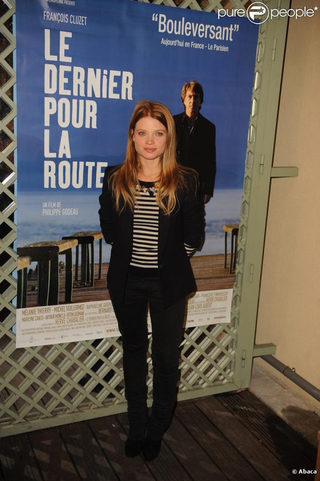 Mélanie Thierry lors de la première à Paris le 15 septembre 2009 du film Le Dernier pour la route