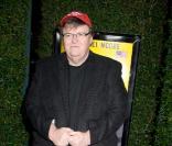 Michael Moore lors de la première du film Capitalism : a love story à Los Angeles le 15 septembre 2009