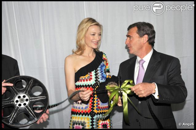 Cate Blanchett lors de l'inauguration de l'exposition Screen Worlds à Melbourne le 17 septembre 2009