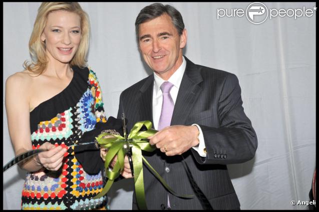 Cate Blanchett lors de l'inauguration de l'exposition Screen Worlds à Melbourne le 17 septembre 2009