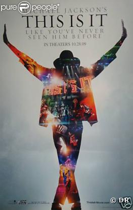 Affiche de This is it, film tiré des dernières répétitions de Michael Jackson