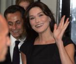 Nicolas Sarkozy et Carla Bruni quittent leur hôtel Carlyle, situé dans l'Upper East Side, à New York. 21/09/09 