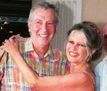 Brigitte Bardot et son premier grand amour Roger Vadim à St Tropez, le 10 juillet 1995