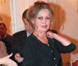 Brigitte Bardot lors d'une conférence de presse, le 13 juin 2002 