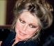 Brigitte Bardot lors d'une vente aux enchères de ses objets pour sa fondation, le 17 juin 1987