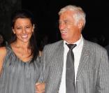 Jean-Paul Belmondo et Barbara Gandolfi à la projection du film  Pierrot le fou , à la Cinémathèque française. 23/09/09